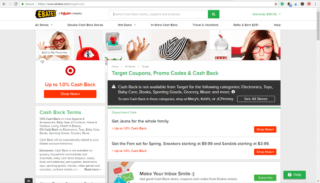 Make Money Online Free Shopping At Your Favorite Stores Using Ebates