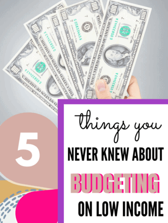 5 Things You Never Knew About Budgeting On Low Income