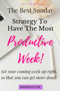 Let your strategy Sunday be the beginning of planning the most productive week and eliminate the stress by getting more done.