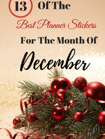 Thirteen Of The Best Planner Stickers For The Month Of December