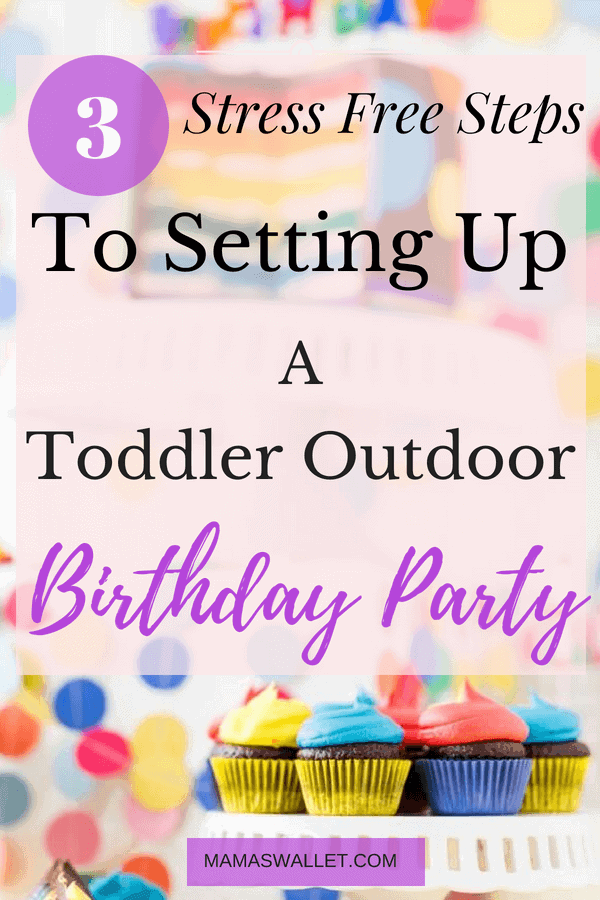 If you live in a small space like I do, you can still have an amazing toddler outdoor birthday party even if you have a small backyard or none at all.