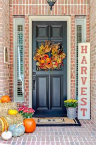 fall decorative porch