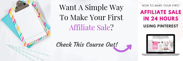 How To Make Your First Affiliate Sale