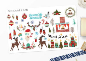 Thirteen Of The Best Planner Stickers For The Month Of December