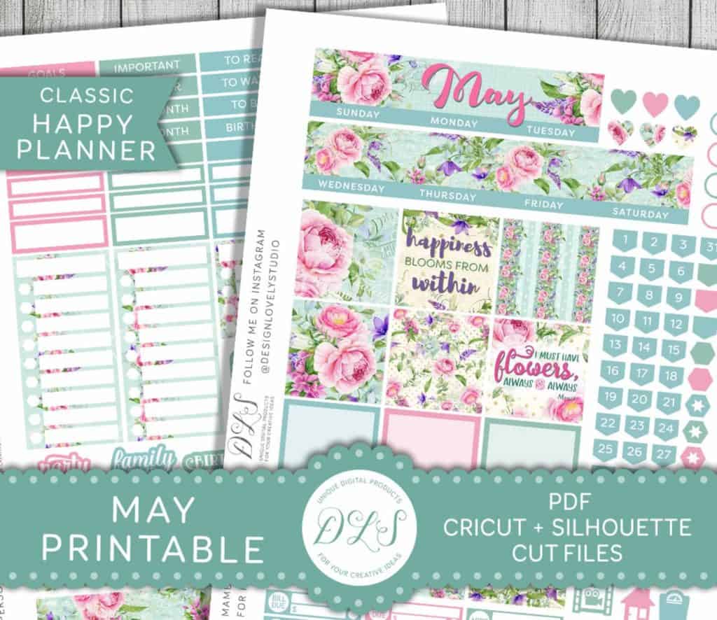 may monthly planner printable