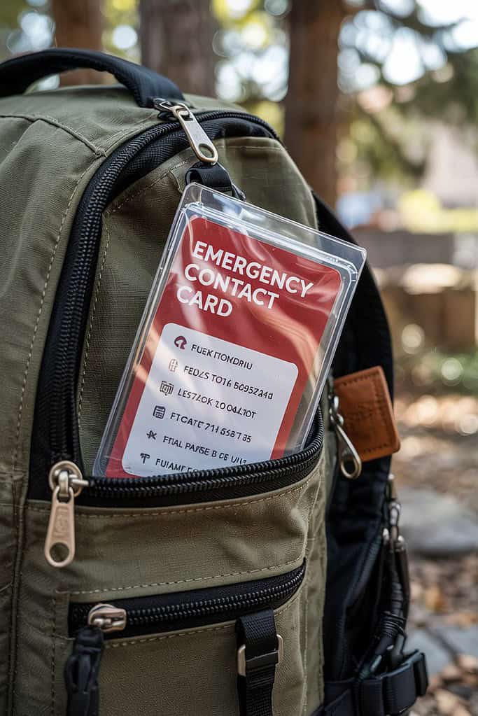 a close up of a backpack