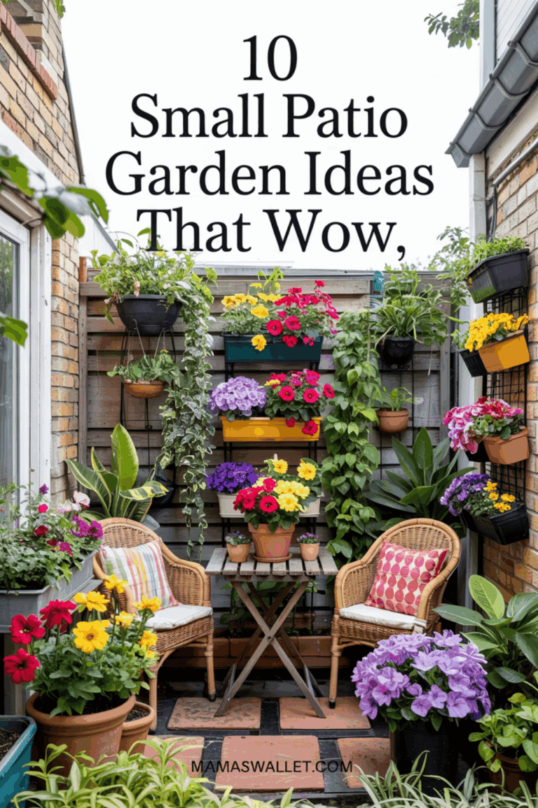 10 Stunning Plant Decorating Ideas For Your Small Patio Garden