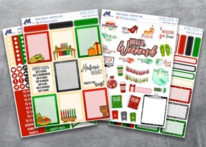 Thirteen Of The Best Planner Stickers For The Month Of December