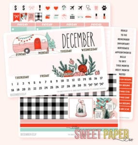Thirteen Of The Best Planner Stickers For The Month Of December